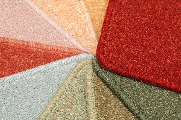 Finished custom overlocked carpet mat ready for collection